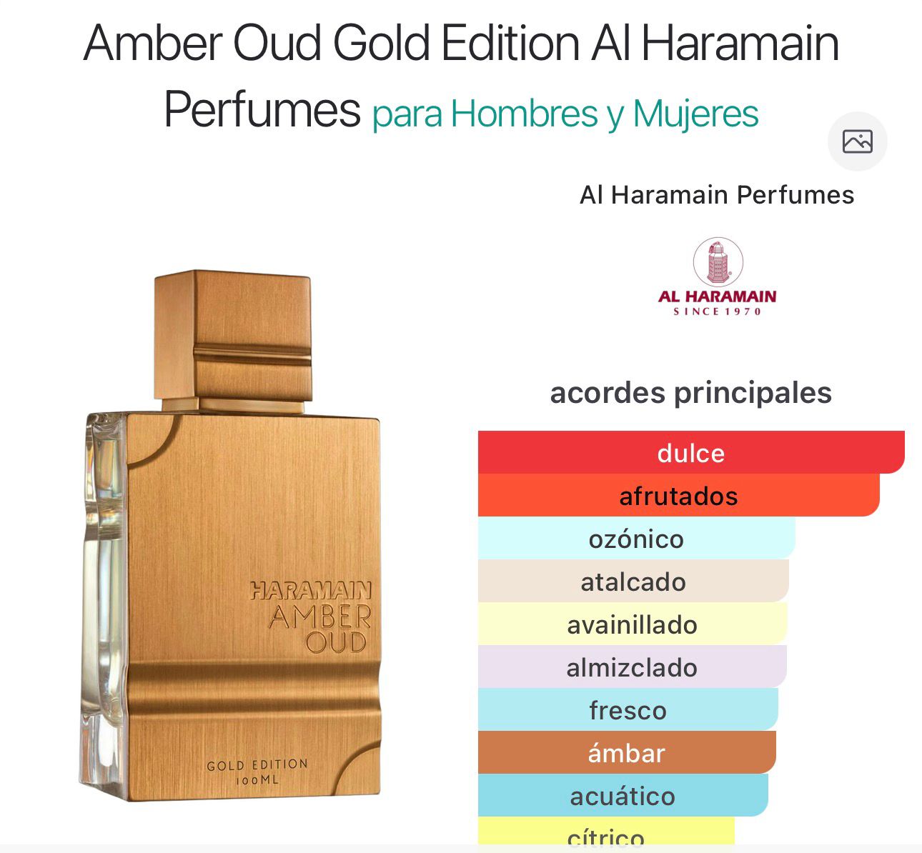 haramain amber oud gold edition 120ml